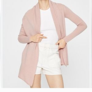 Club Monaco cristina pink cashmere cardigan M/L